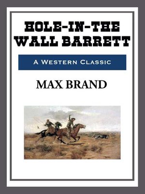 Hole-in-the-Wall Barrett - ebook
